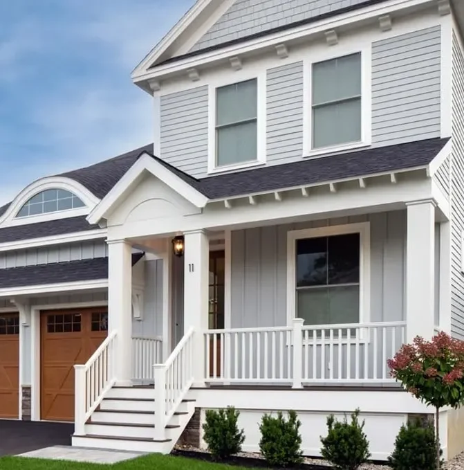 Hardie siding replacement on a residential home