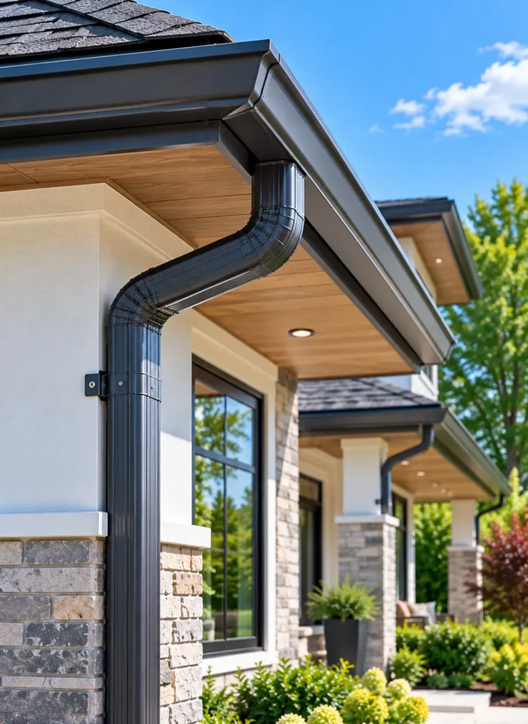 Residential gutter system installation
